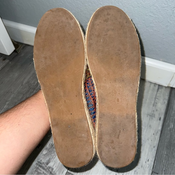 SOFT SURROUNDINGS Boho Canvas Slip On Espadrilles - Picture 8 of 9